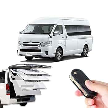 ハイエース　バックドア　イージークローザーセット(3点) 88ハウス ハイエース200 電動リアゲートキット 標準ボディ専用